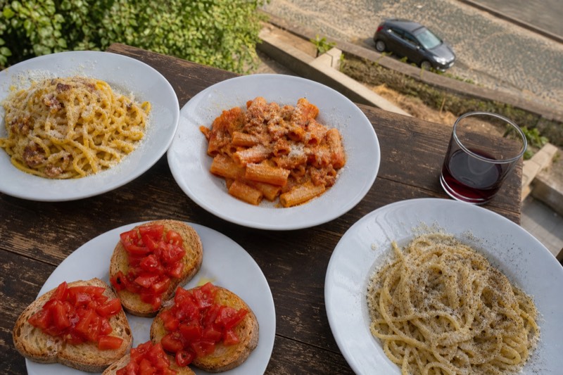 Roman Pasta & Market Tastings
